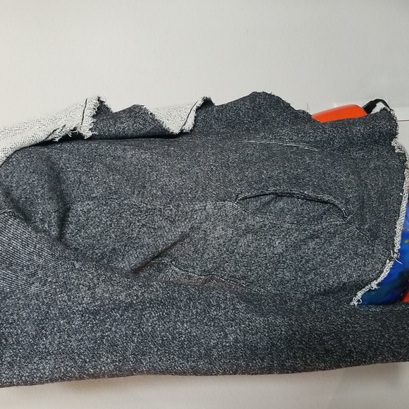 Blanc Noir Small Grey/ light grey stylish sweatshirt - Picture 6 of 10